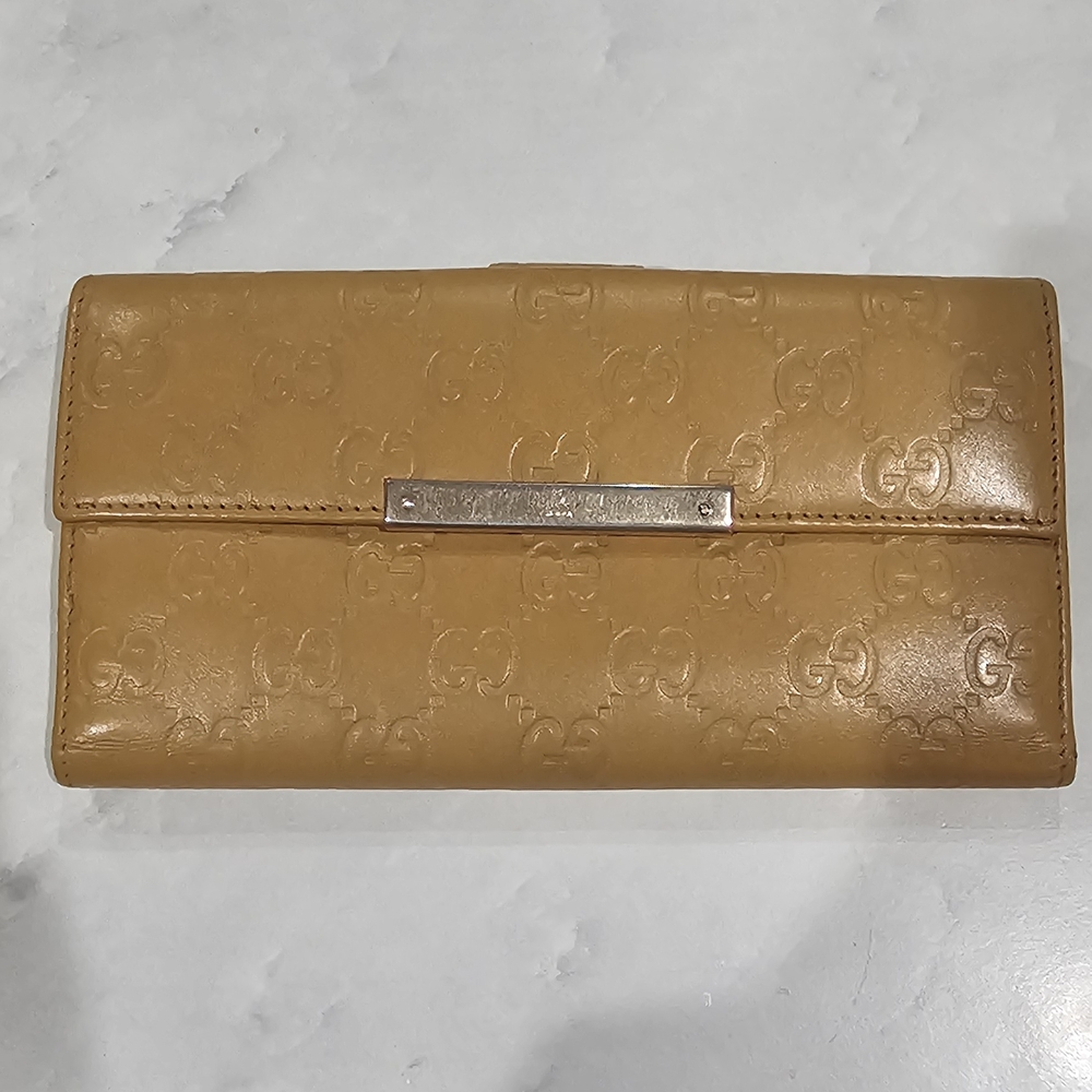 Gucci GG Guccissima Leather Bifold Long Wallet
